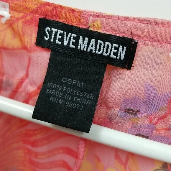Steve Madden Pink Floral Cape - Picture 2 of 5